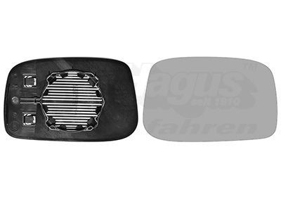 Veidrodėlio stiklas, išorinis veidrodėlis VAN WEZEL 0965838