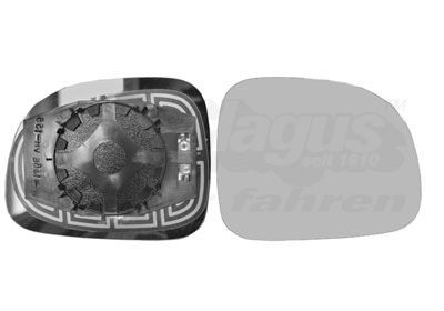 Veidrodėlio stiklas, išorinis veidrodėlis VAN WEZEL 1607838