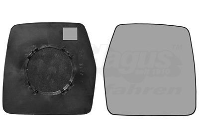 Veidrodėlio stiklas, išorinis veidrodėlis VAN WEZEL 1610834