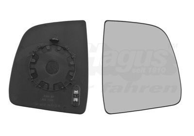 Veidrodėlio stiklas, išorinis veidrodėlis VAN WEZEL 1638838