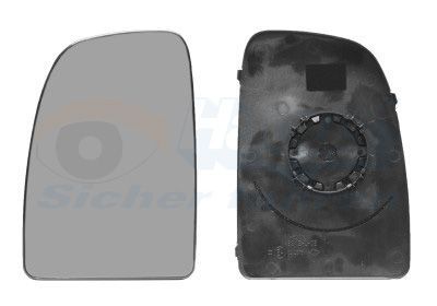 Veidrodėlio stiklas, išorinis veidrodėlis VAN WEZEL 1651833