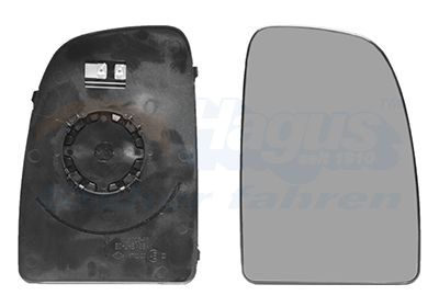 Veidrodėlio stiklas, išorinis veidrodėlis VAN WEZEL 1651838