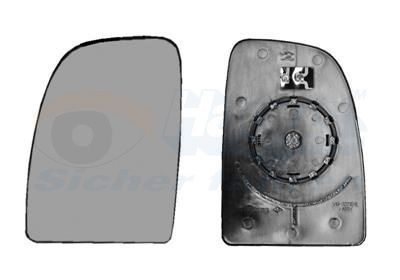 Veidrodėlio stiklas, išorinis veidrodėlis VAN WEZEL 1651861