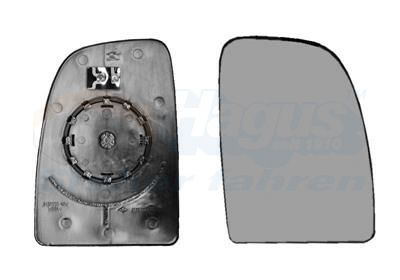 Veidrodėlio stiklas, išorinis veidrodėlis VAN WEZEL 1651862