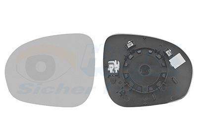 Veidrodėlio stiklas, išorinis veidrodėlis VAN WEZEL 1704837