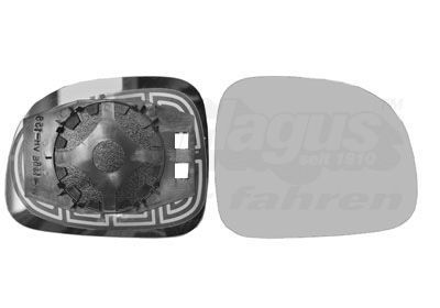 Veidrodėlio stiklas, išorinis veidrodėlis VAN WEZEL 1711832