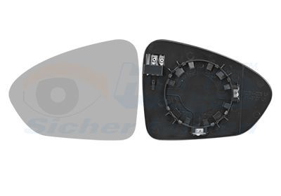 Veidrodėlio stiklas, išorinis veidrodėlis VAN WEZEL 1717837