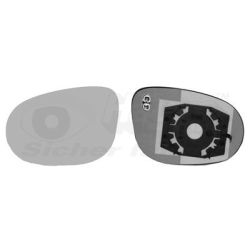 Veidrodėlio stiklas, išorinis veidrodėlis VAN WEZEL 1779837