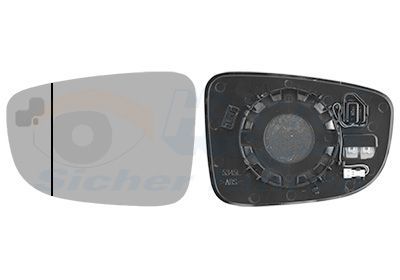 Veidrodėlio stiklas, išorinis veidrodėlis VAN WEZEL 2745835