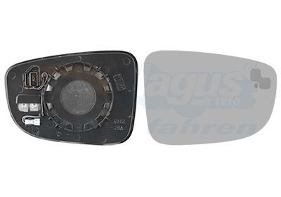 Veidrodėlio stiklas, išorinis veidrodėlis VAN WEZEL 2745836