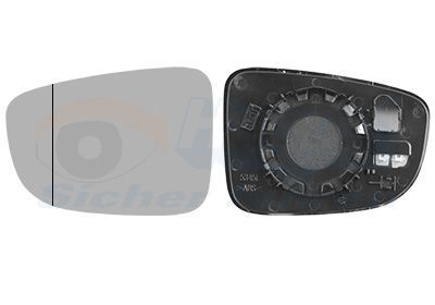 Veidrodėlio stiklas, išorinis veidrodėlis VAN WEZEL 2745837