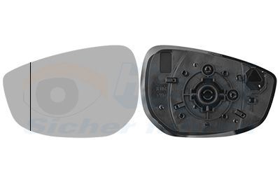 Veidrodėlio stiklas, išorinis veidrodėlis VAN WEZEL 2751831