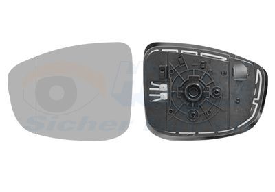 Veidrodėlio stiklas, išorinis veidrodėlis VAN WEZEL 2780837