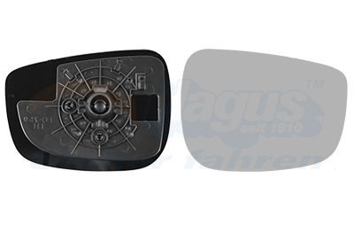 Veidrodėlio stiklas, išorinis veidrodėlis VAN WEZEL 2791832