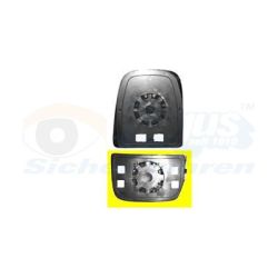 Veidrodėlio stiklas, išorinis veidrodėlis VAN WEZEL 2815832