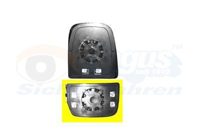 Veidrodėlio stiklas, išorinis veidrodėlis VAN WEZEL 2815835