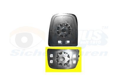 Veidrodėlio stiklas, išorinis veidrodėlis VAN WEZEL 2815836