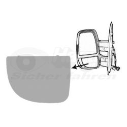 Veidrodėlio stiklas, išorinis veidrodėlis VAN WEZEL 2817831