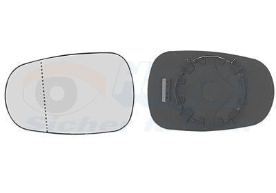 Veidrodėlio stiklas, išorinis veidrodėlis VAN WEZEL 3328839