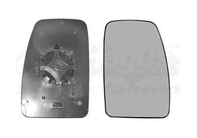 Veidrodėlio stiklas, išorinis veidrodėlis VAN WEZEL 3799836