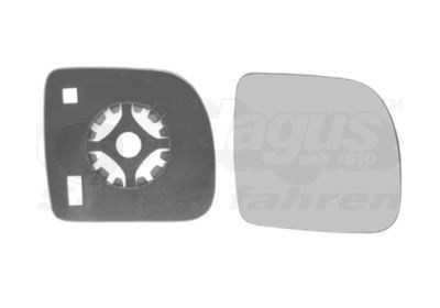 Veidrodėlio stiklas, išorinis veidrodėlis VAN WEZEL 4310832