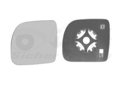 Veidrodėlio stiklas, išorinis veidrodėlis VAN WEZEL 4310837