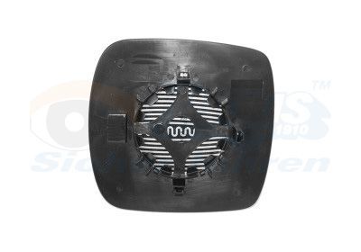 Veidrodėlio stiklas, išorinis veidrodėlis VAN WEZEL 4312830