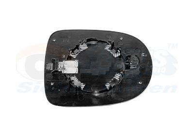 Veidrodėlio stiklas, išorinis veidrodėlis VAN WEZEL 4333837