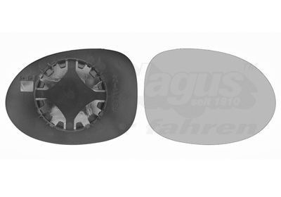 Veidrodėlio stiklas, išorinis veidrodėlis VAN WEZEL 4342836