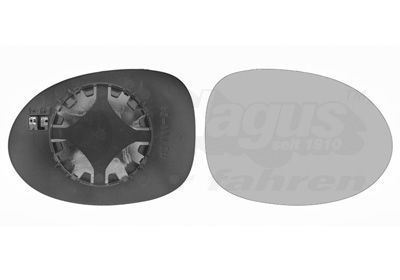 Veidrodėlio stiklas, išorinis veidrodėlis VAN WEZEL 4343838