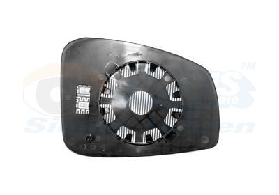 Veidrodėlio stiklas, išorinis veidrodėlis VAN WEZEL 4356837