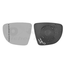 Veidrodėlio stiklas, išorinis veidrodėlis VAN WEZEL 4373837