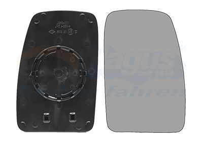 Veidrodėlio stiklas, išorinis veidrodėlis VAN WEZEL 4387832