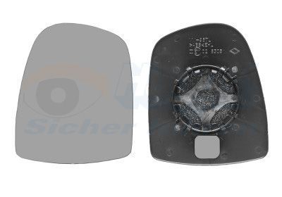 Veidrodėlio stiklas, išorinis veidrodėlis VAN WEZEL 4394832