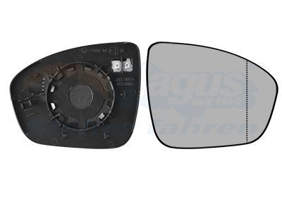 Veidrodėlio stiklas, išorinis veidrodėlis VAN WEZEL 4403838