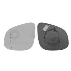 Veidrodėlio stiklas, išorinis veidrodėlis VAN WEZEL 4412831