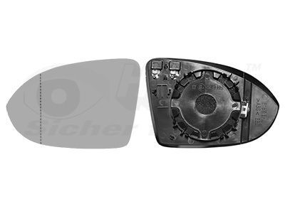 Veidrodėlio stiklas, išorinis veidrodėlis VAN WEZEL 5742837