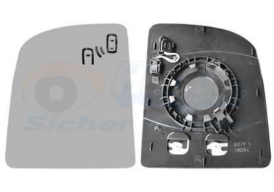 Veidrodėlio stiklas, išorinis veidrodėlis VAN WEZEL 5792835