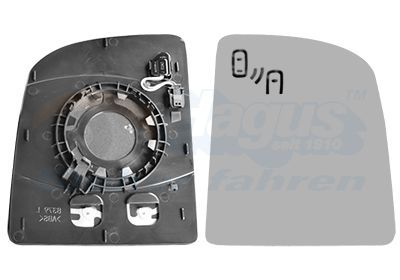 Veidrodėlio stiklas, išorinis veidrodėlis VAN WEZEL 5792836