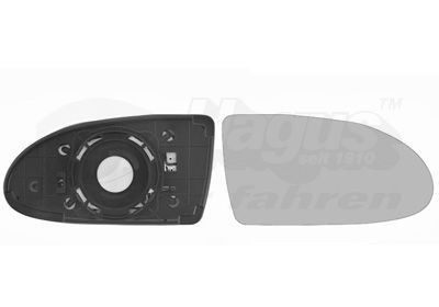 Veidrodėlio stiklas, išorinis veidrodėlis VAN WEZEL 8226838