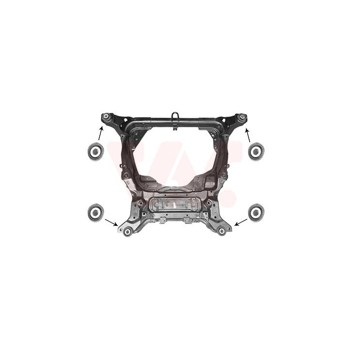 Atraminis rėmas, variklio atrama VAN WEZEL 0251690