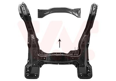 Atraminis rėmas, variklio atrama VAN WEZEL 1610690