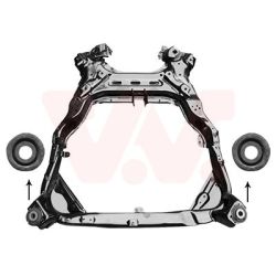 Atraminis rėmas, variklio atrama VAN WEZEL 2754690