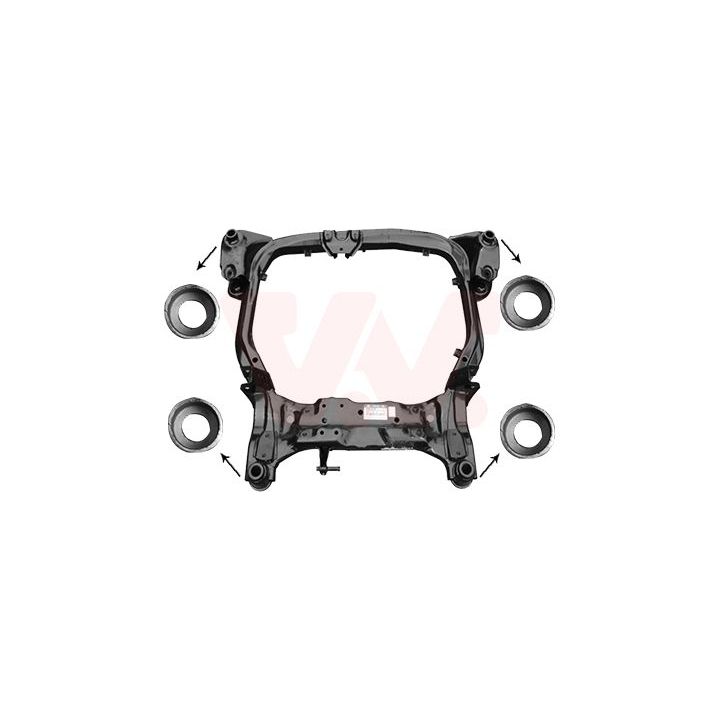 Atraminis rėmas, variklio atrama VAN WEZEL 8207690