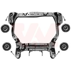 Atraminis rėmas, variklio atrama VAN WEZEL 8226690