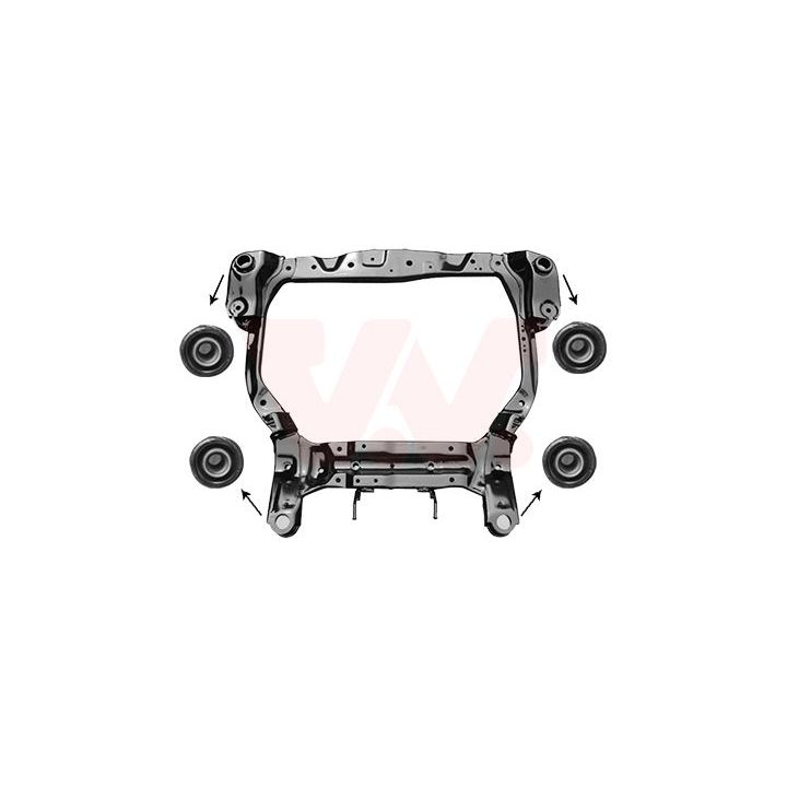 Atraminis rėmas, variklio atrama VAN WEZEL 8226690