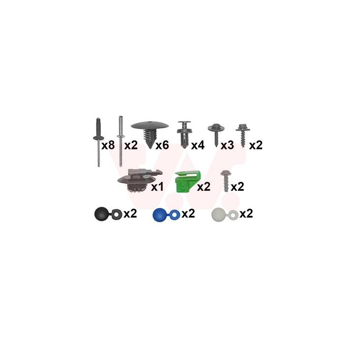 Montavimo komplektas, buferis VAN WEZEL 4328794