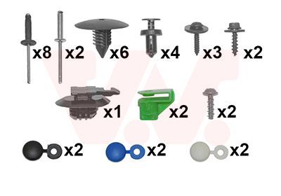 Montavimo komplektas, buferis VAN WEZEL 4328794