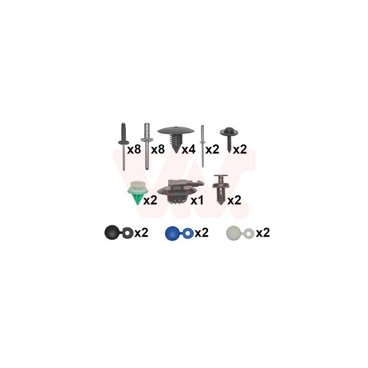 Montavimo komplektas, buferis VAN WEZEL 4331794