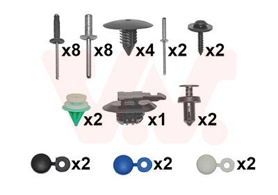 Montavimo komplektas, buferis VAN WEZEL 4331794